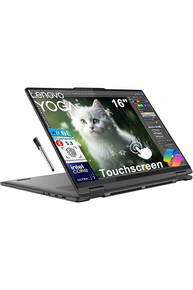 Yoga 7i 16" 2K Touch 2-in-1, Core Ultra 7 155U, 16GB, 1TB SSD Laptop