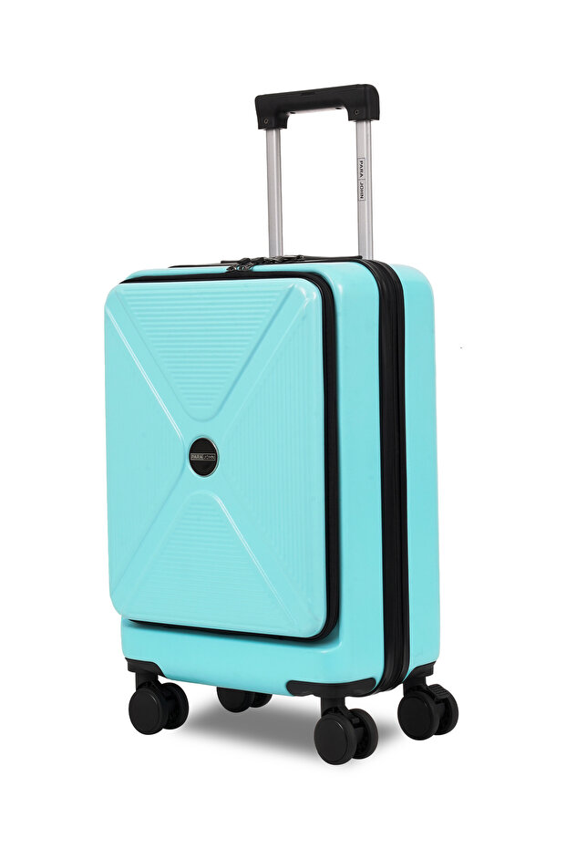Front Open Cabin Size 20" Luggage – Premium ABS, 8 Wheels, Hard-Sided Trolley