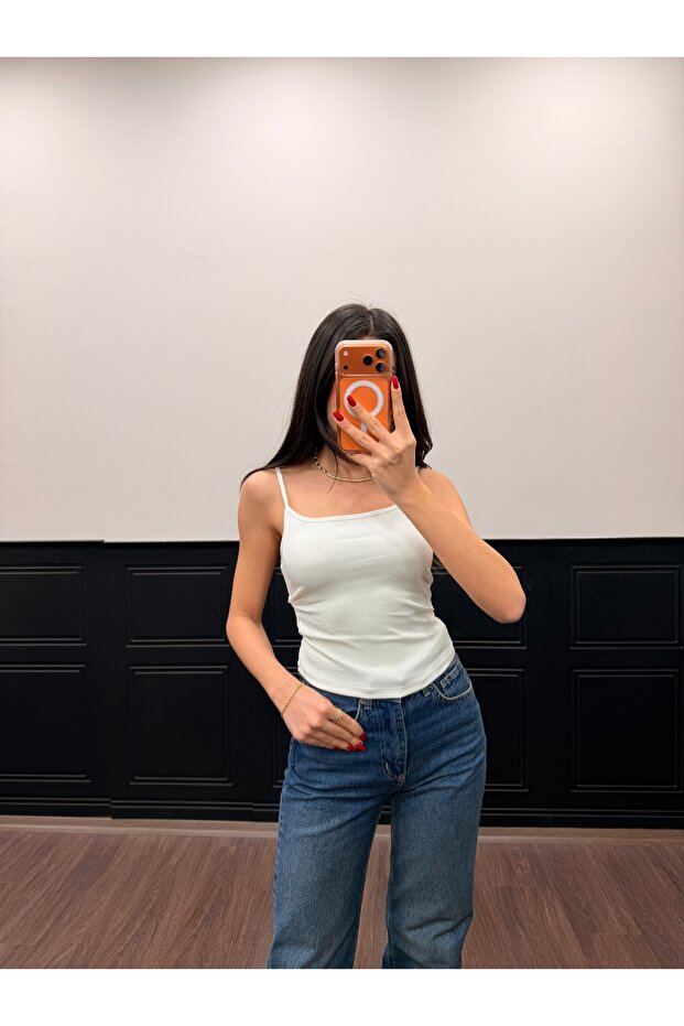 Women's Thin Strap Basic Tank Top - 3