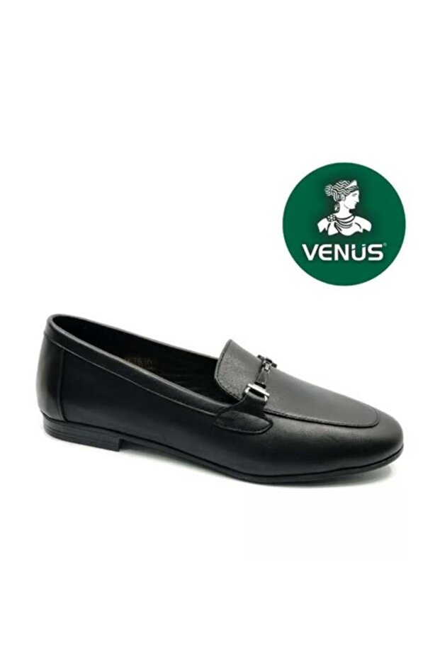 25484204Y Women's Genuine Leather Loafer Ballet Flats