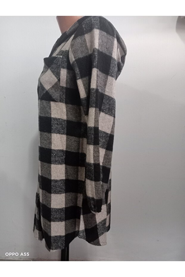 Ekose düğmeli gömlek - 2