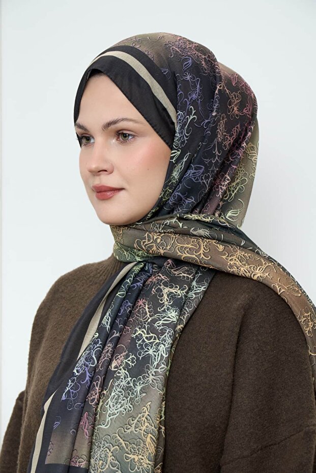 شال لينا بنمط اللبلاب - 3