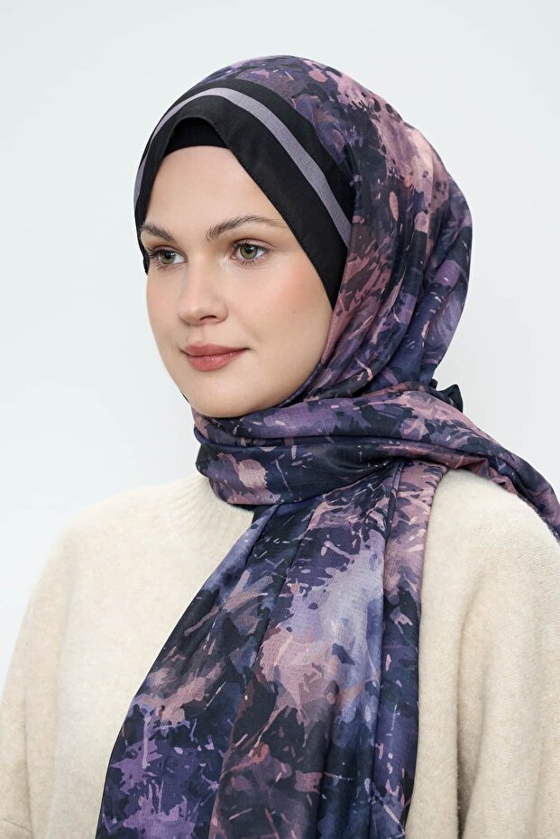 شال لينا بنمط ماربيل - 3