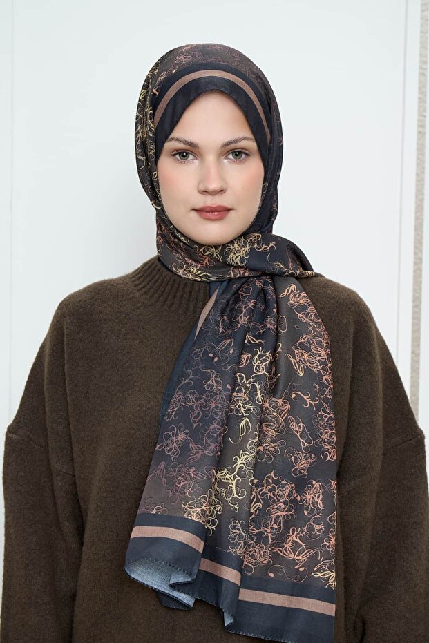 شال لينا بنمط اللبلاب - 1