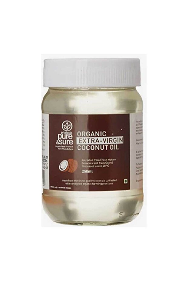Organic Cold Pressed Extra Virgin Raw Coconut Cooking Oil (250ml)
