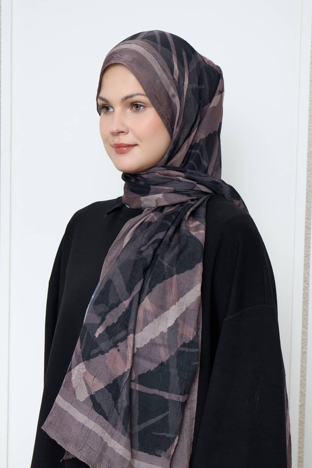 شال من الخيزران بنمط خط - 2