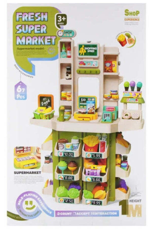 Fresh Super Market With 67 Pcs Accessories
