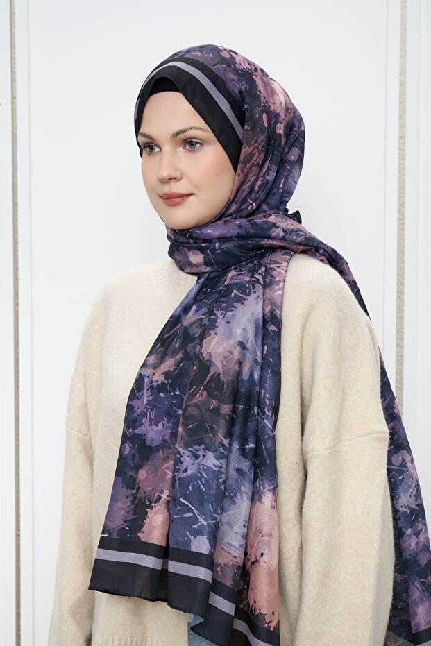 شال لينا بنمط ماربيل - 2