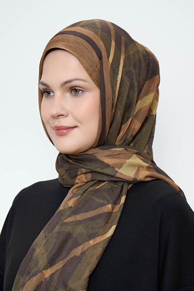 شال من الخيزران بنمط خط - 3