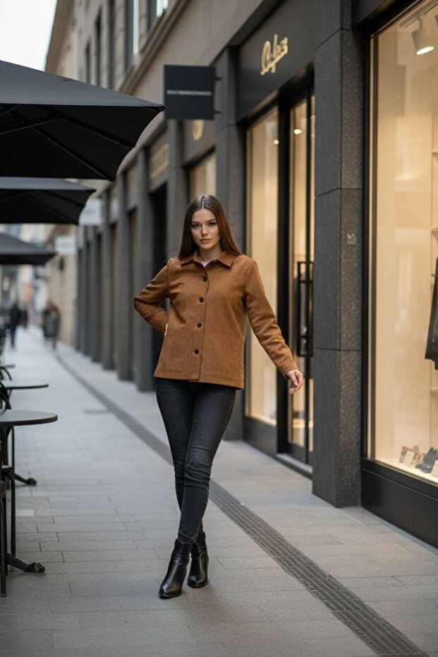 SÜET CEKET-26KC03008 - 2