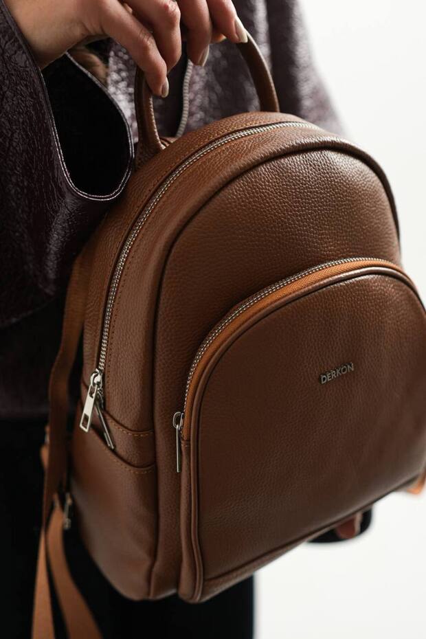 Mepa Model Genuine Leather Backpack - 1