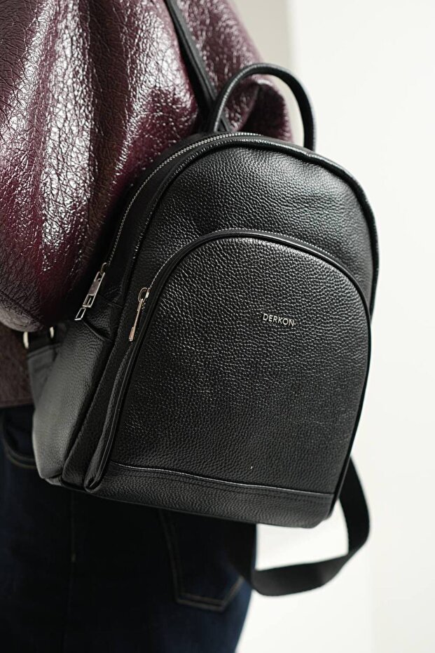Mepa Model Genuine Leather Backpack - 3
