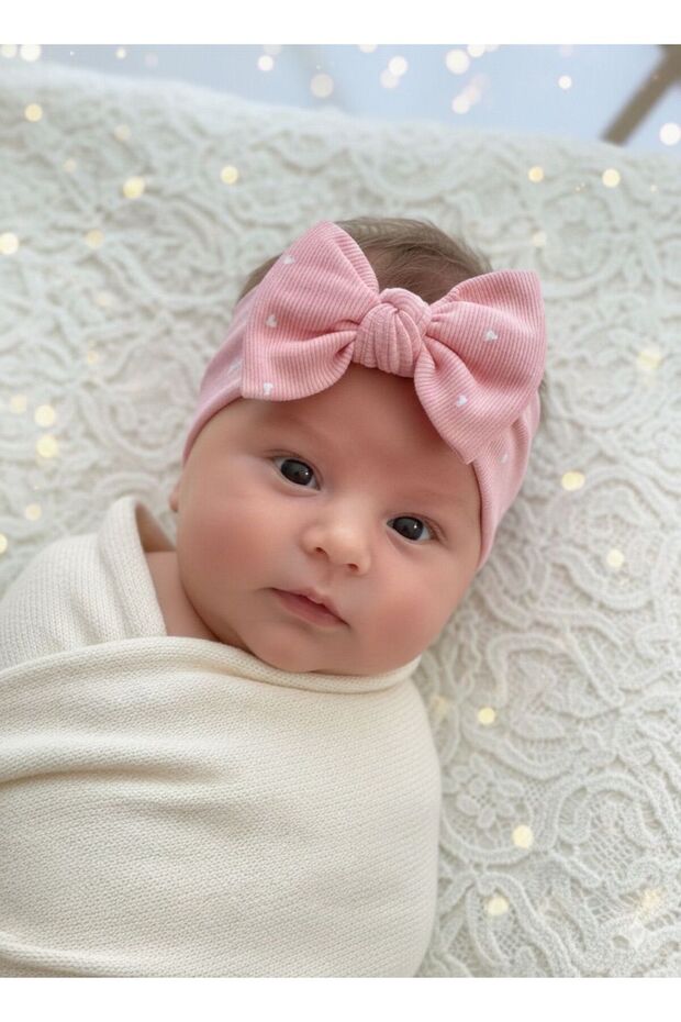 Baby Girl Bow Tie Bandana