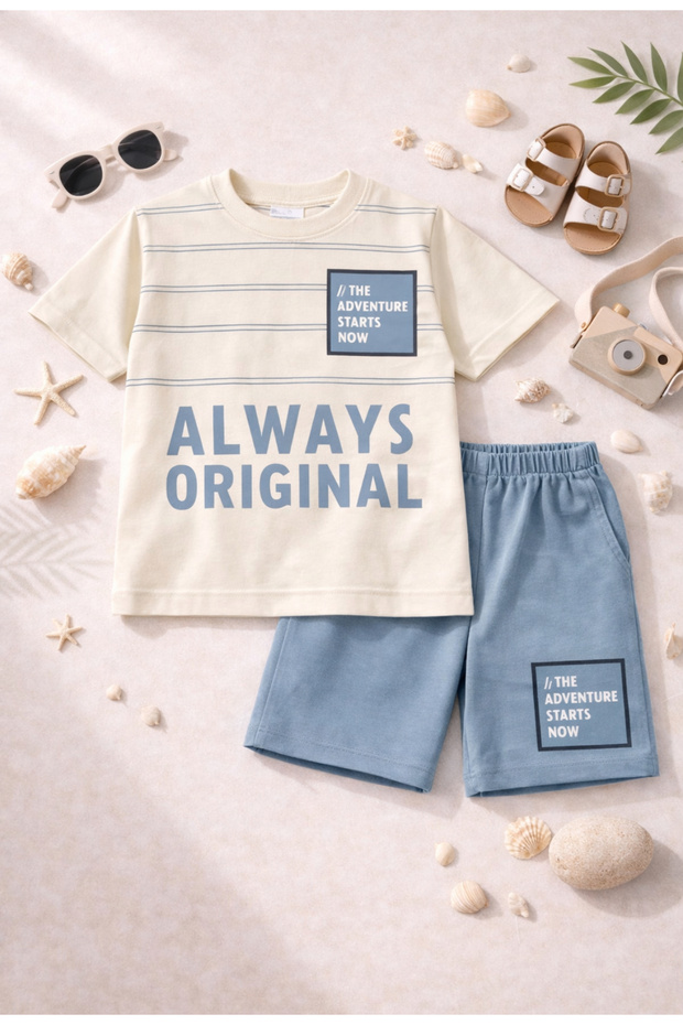Boy's Summer Top and Bottom Set