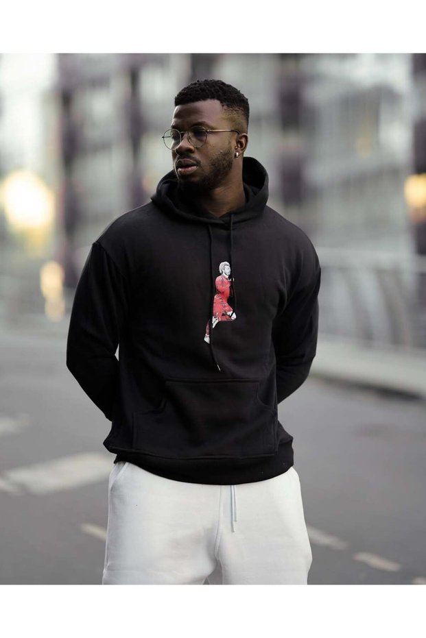 Red Victory Minimal Hoodie
