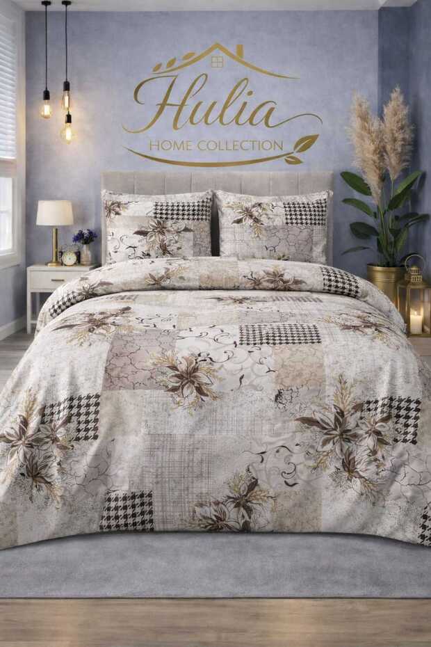 Duvet Cover Set with Fitted Sheet Double Cotton Soft Texture and Comfortable suitable for 4 seasons