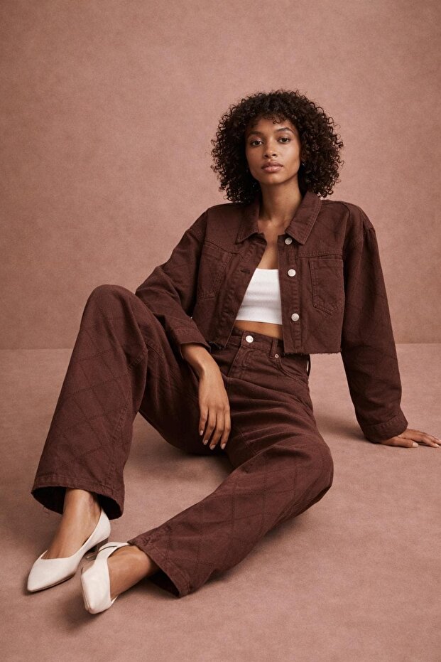 BAKLAVA DESENLİ CEKET - 1