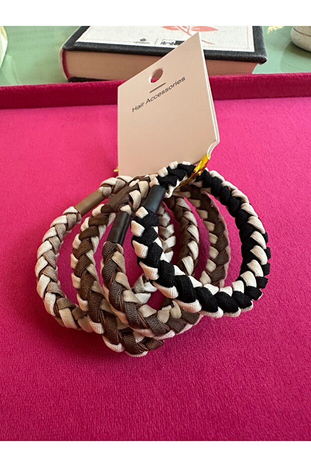 Milena Istanbul Set of Four Double Color Rubber Buckles