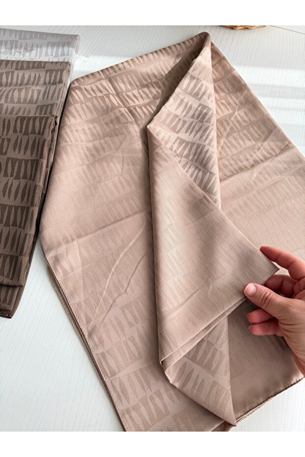 Levidor blue jakar şal (latte) - 3