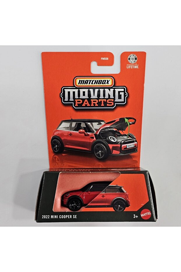 Matchbox Moving Parts 2022 Mini Cooper Se 1:64 Metal Model Car