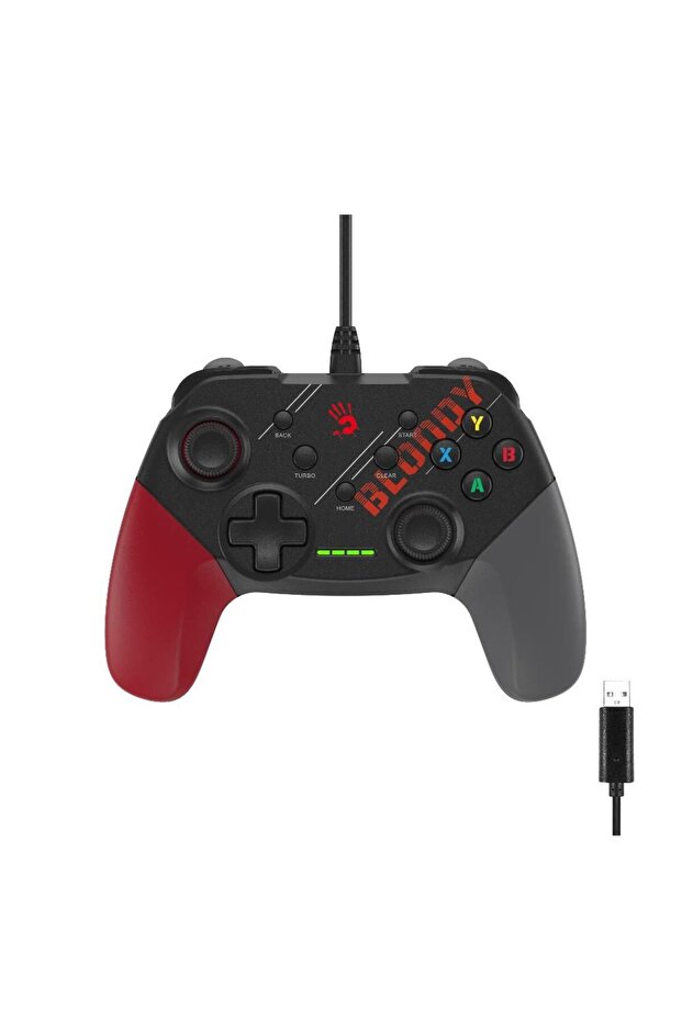 A4 Tech GP30 USB، PC/Android/PS3 لوحة التحكم الحمراء