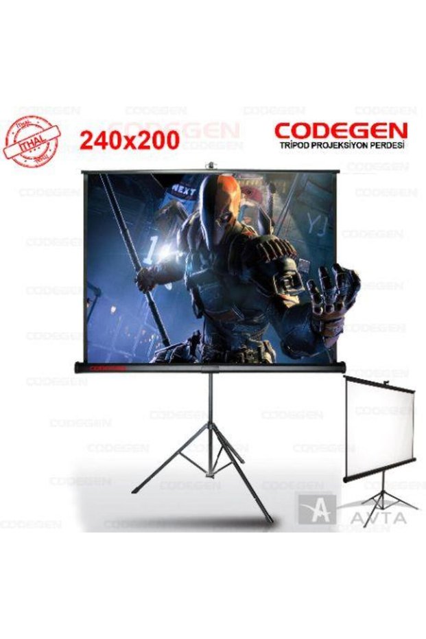 Codegen tx-24 240x200 freestanding projection screen
