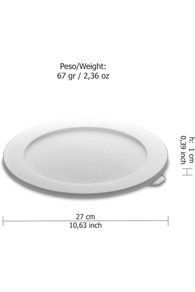 Sanaliving plastic tableware set - Lime - 3