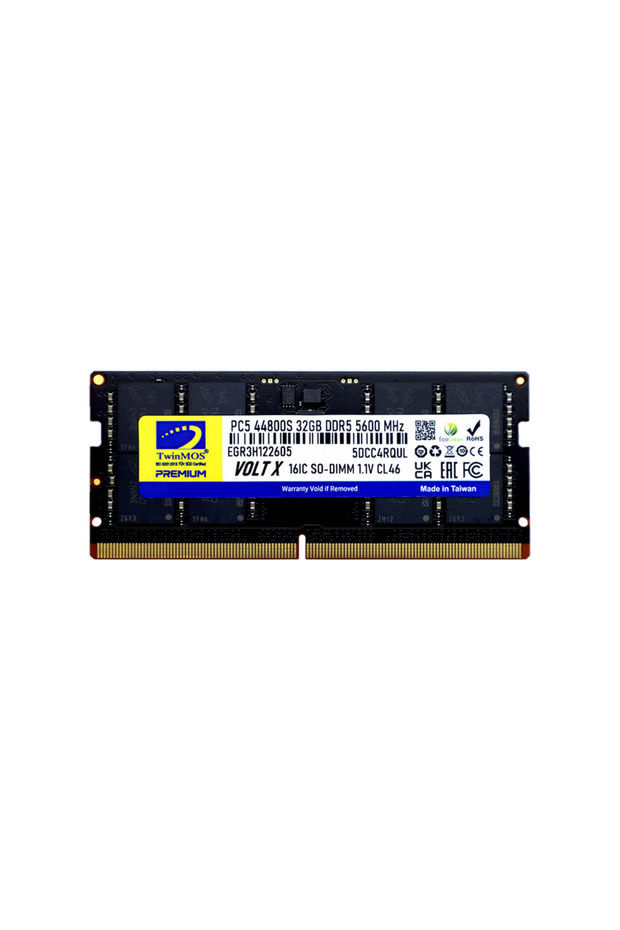 ذاكرة الكمبيوتر المحمول TMD532GB5600S46 سعة 32 جيجابايت (قطعة واحدة) DDR5 بتردد 5600 ميجاهرتز