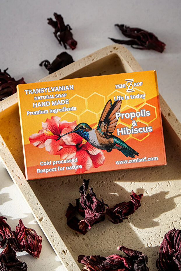 Propolis and Hibiscus Soap