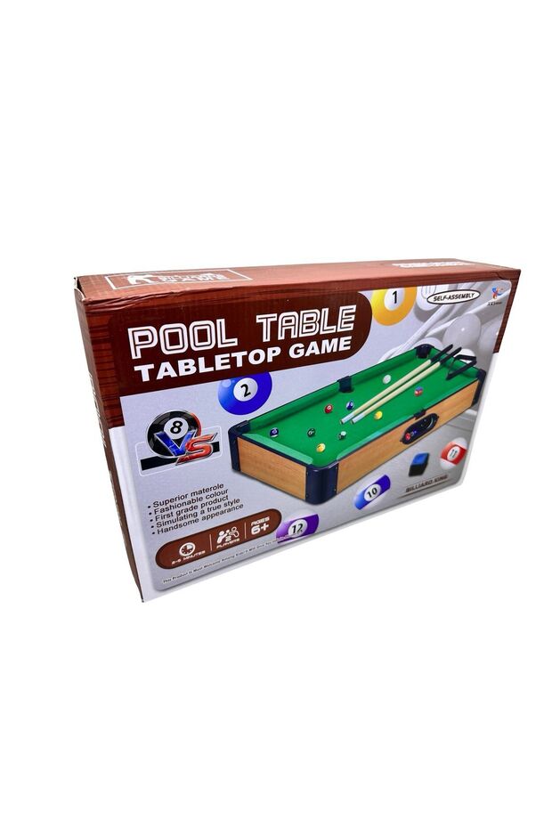 Tabletop Pool Table Game Set, 2 Players - 2