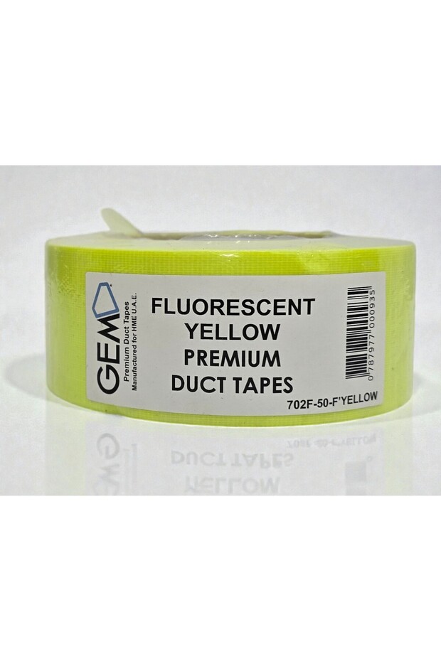 - Premium Duct/Cloth Tapes 50mmx25M - (FLUORESCENT YELLOW)