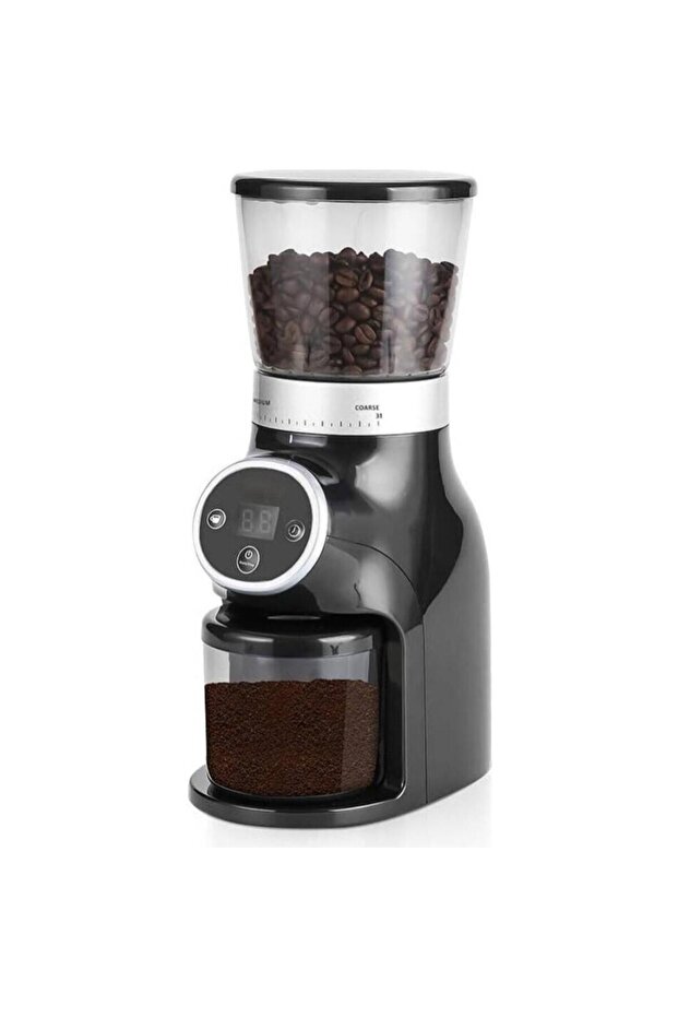 Digital Coffee Grinder with 31 Grind Settings & Conical Burr – 200W