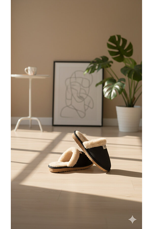 Women's Non-Slip Sole Plush House Slippers