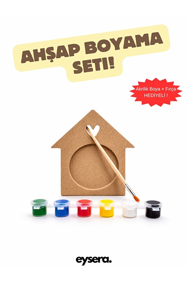 Wooden Painting Set – Children's Activity & Hobby Toy, Montessori Educational Set