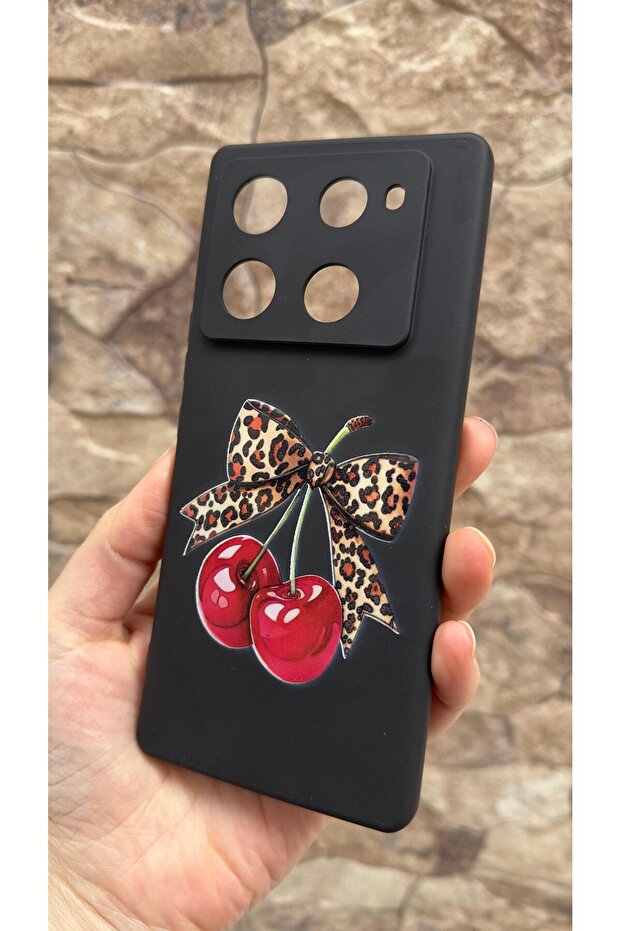 حافظة حماية كلاسيكية من السيليكون ممتصة للصدمات بنمط الفهد من إنفينكس نوت 40 برو - 4