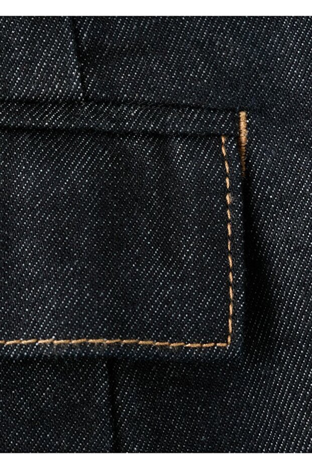 Straplez denim bluz - 5