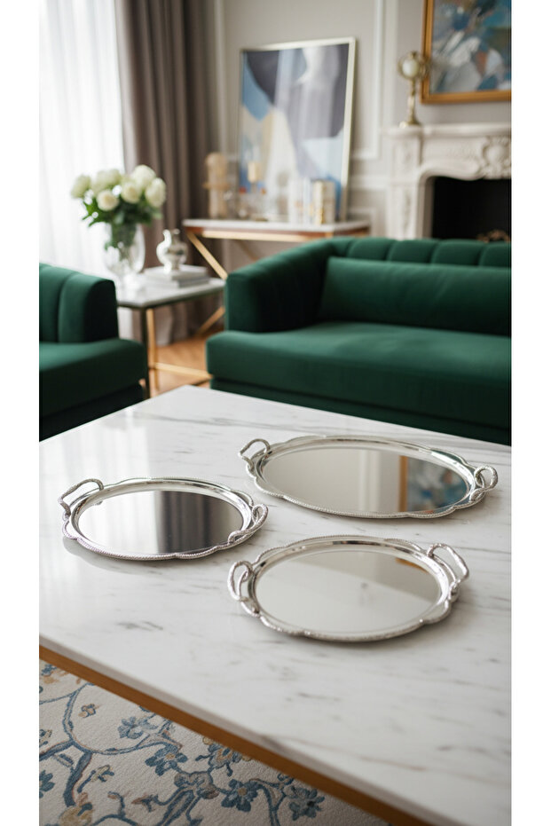 Multi-purpose serving tray set - 1