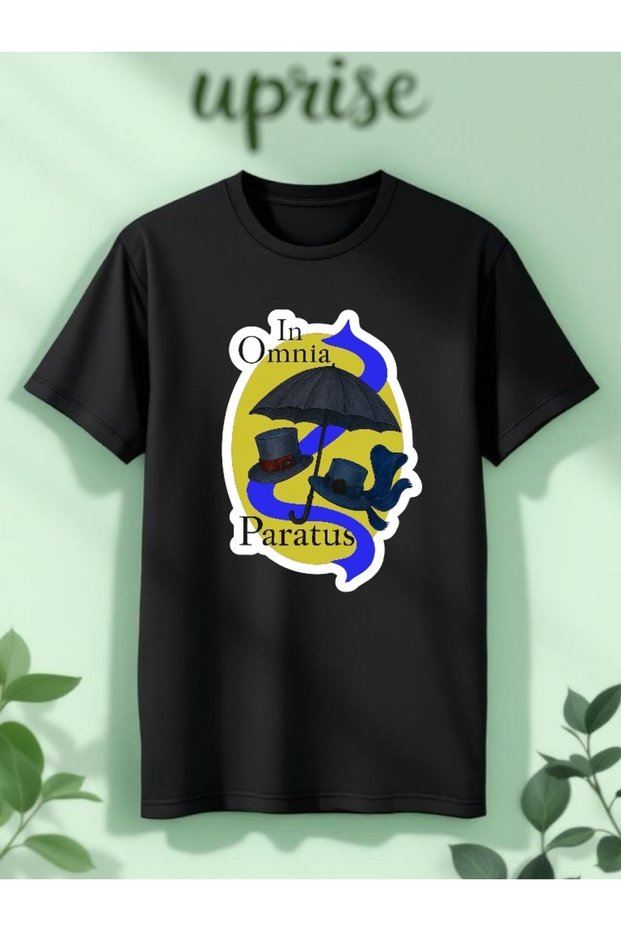In Omnia Paratus Life and Death Brigade Gilmore Girls Printed Cotton Oversize T-Shirt