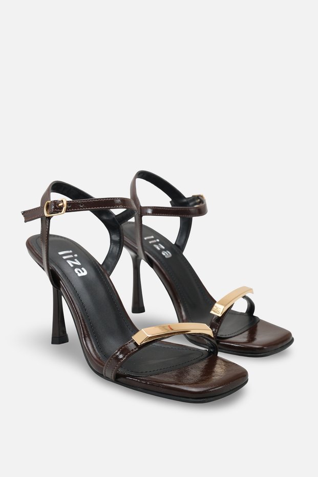 Violet Women's Front Buckle Heeled Shoes A012-K5635