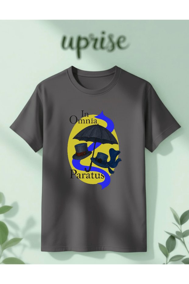 In Omnia Paratus Life and Death Brigade Gilmore Girls Printed Cotton Oversize T-Shirt