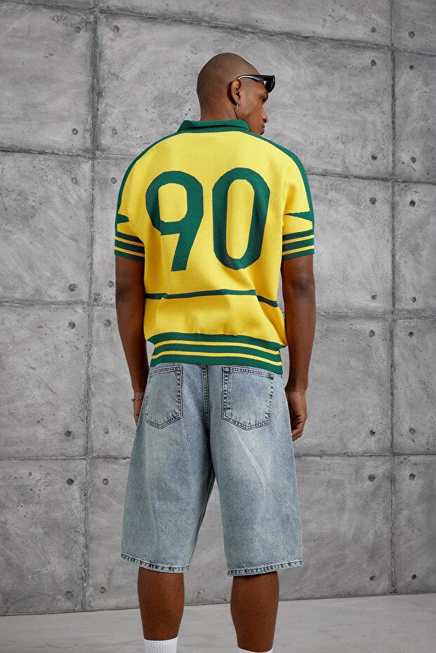 Yellow Team Triko Tshirt - 5