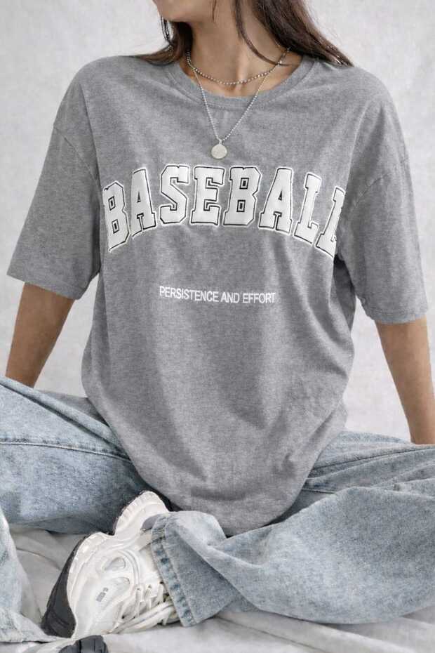Baseball Gray Unisex T-Shirt