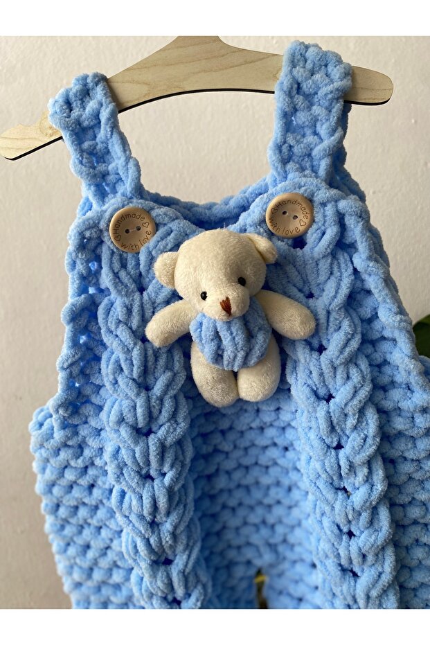 Puffy örgü tulum - 3