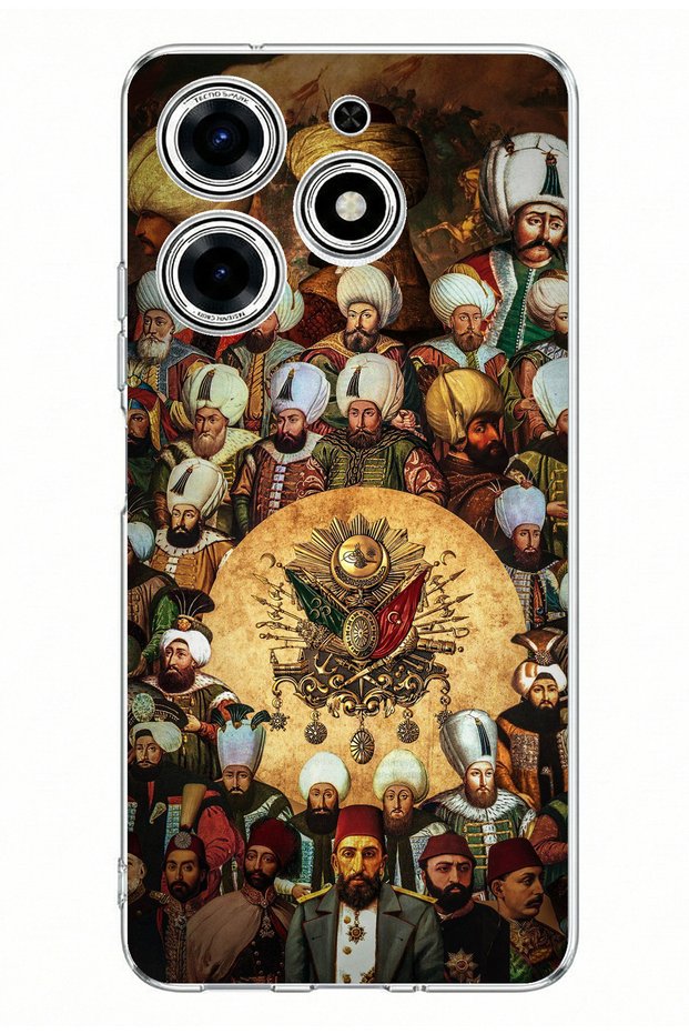 Tecno Spark 10 Pro Compatible Ottoman Sultans Printed Silicone Case