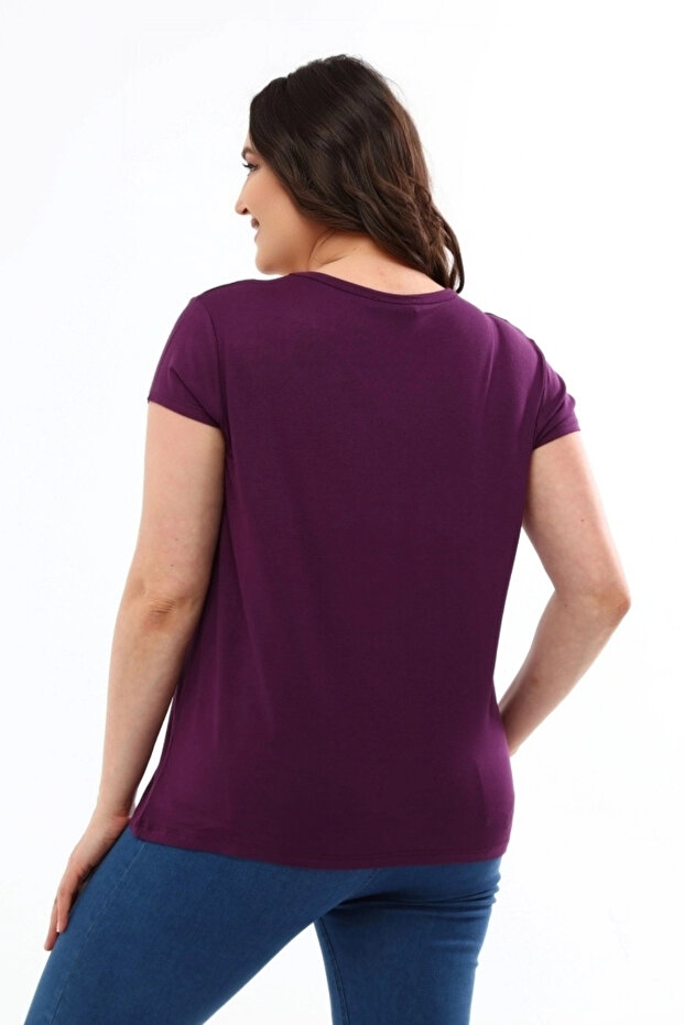 V Yaka Basic Bluz - 3