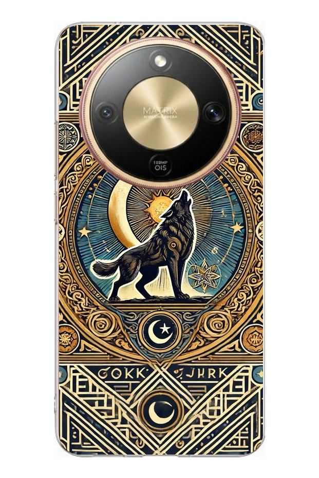 حافظة سيليكون مطبوعة من نوع Honor Magic 8 Lite متوافقة مع طراز Solo Kurt Gokturk