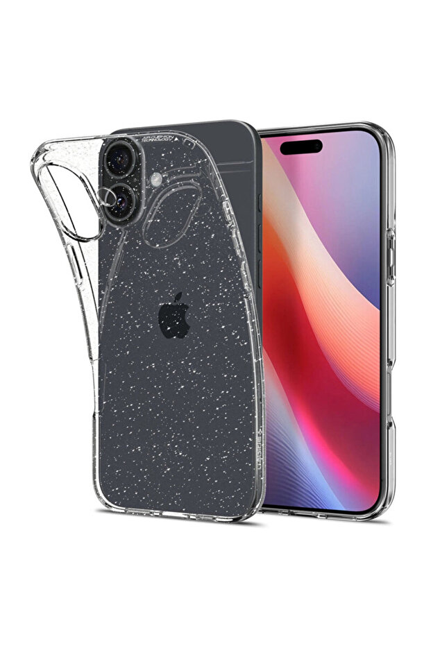 Liquid Crystal Glitter Case for iPhone 16 Plus - 1