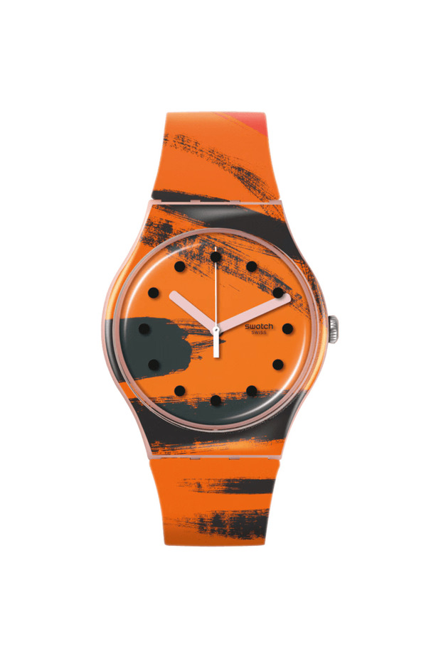 X Tate Gallery Suoz362 Barn-Grahams Orange Unisex Wristwatch