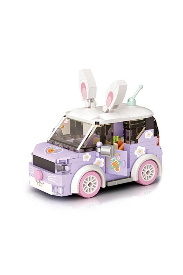 Lz-4208 Loz Rabbit Car 242 Pieces Block Toy
