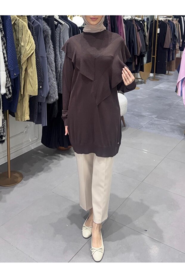 V YAKA MERSERİZE KAZAK - 3